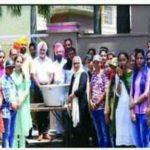 गुरू हरकृष्ण गर्लज़ कालेज,फ़ल्लेवाल खुर्द की तरफ से ठंडे मीठे गन्नो के रस की लगाई छबील
