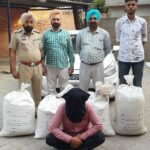 100 किल्लो भूकी चुरा पोस्त सहित कार चालक काबू