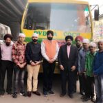बाबा दीप सिंह फाउंडेशन की तरफ से घंटा घर चौंक से 40वीं फ्री बस यात्रा श्री दरबार साहिब के दर्शनों के लिए हुई रवाना