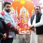 हनुमान मंदिर जगराओं पुल में श्री राम परिवार का पूजन कर दीपमाला की गई