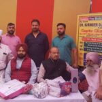 श्री गुरु नानक देव जी के जन्म उत्सव के उपलक्ष में डायबिटीस फ्री वर्ल्ड व शिमला पुरी हेल्पिंग हैंडस् ने लगाया फ्री मेडिकल कैंप