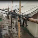 डेरा बाबा नानक में बदला मौसम का मिज़ाज,पंजाब सरकार की तरफ से लगाई टैंट सिटी हुई जल -थल