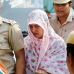 Panchkula: Jailed Dera sect chief Gurmeet Ram Rahim Singh's close aide Honeypreet Insan being taken to be produced before a court in Panchkula on Oct 4, 2017.  She has been sent to six days police remand. Haryana Police had sought 14 days police remand. (Photo: IANS)