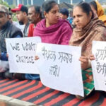 लोगों ने भंडारी पुल पर पंजाब सरकार ख़िलाफ़ लगाया धरना
