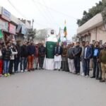 भाजपा नेता प्रदीप खुल्लर की अध्यक्षता में जालंधर वेस्ट में जलाया गया इमरान खान का पुतला