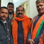 भाजपा के नवनियुक्त प्रदेश प्रधान अश्वनी शर्मा के स्वागत में प्रदीप खुल्लर साथियों सहित पहुंचे