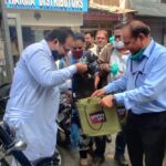 से नो टू प्लास्टिक मुहिम के तहत एसबीआई ने जूट के 3000 बैग बांटने की शुरुआत